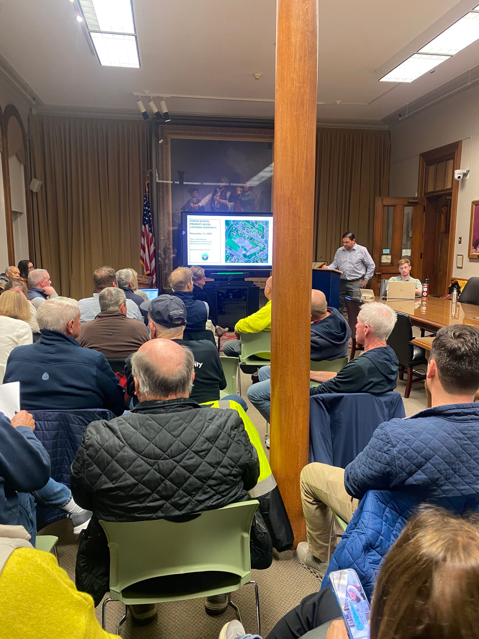 Town hears divergent views on Coffin School future at listening session