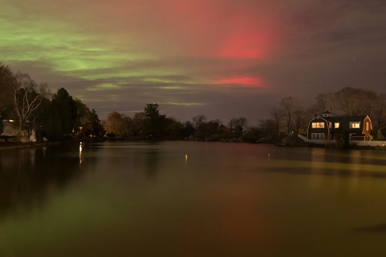 Northern lights illuminate Marblehead sky amid powerful solar storm