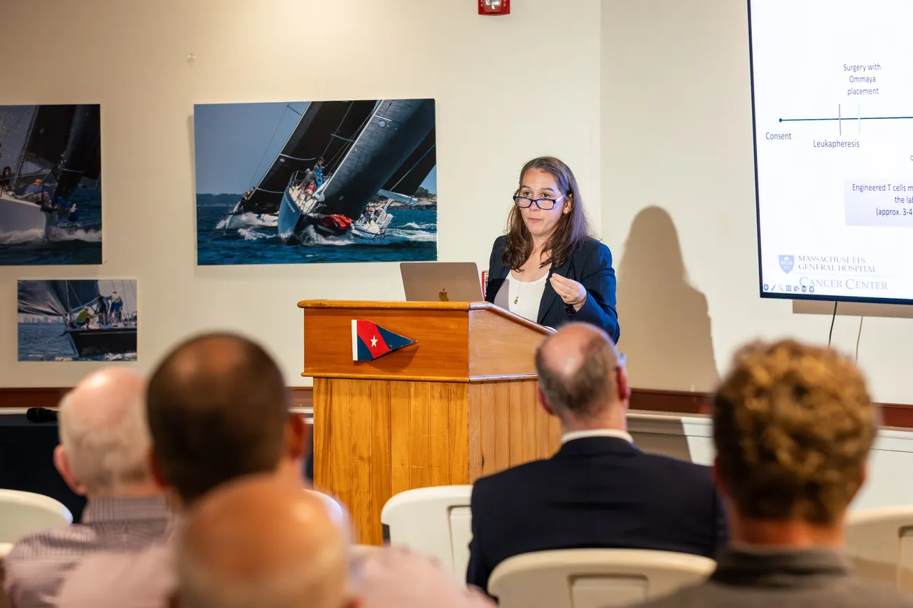 Brain cancer research  seminar draws engaged audience