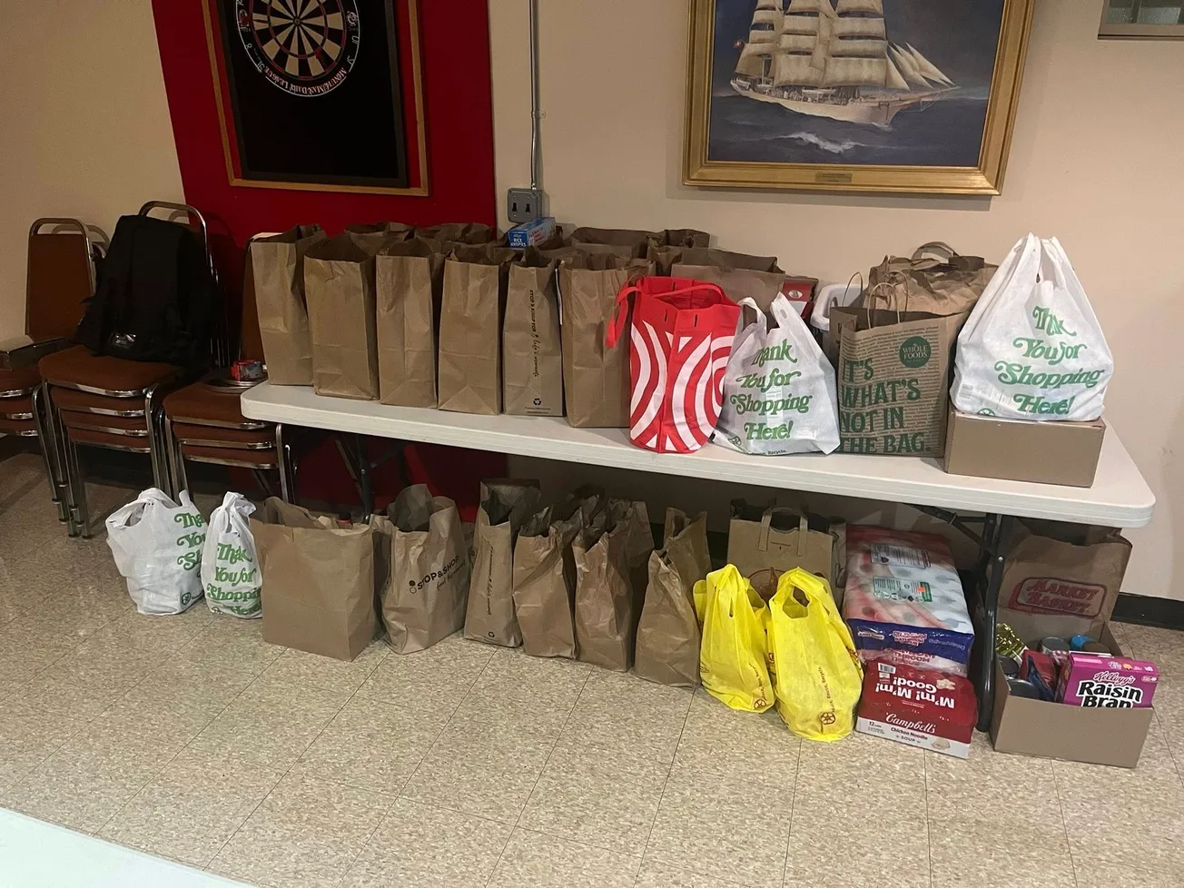 Food drive at VFW Post 2005 sees surge in donations
