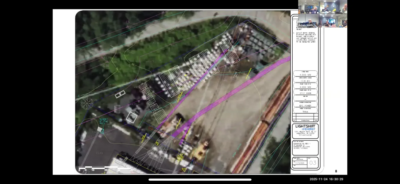 5MW battery storage plan promising $500K in annual savings presented to light board