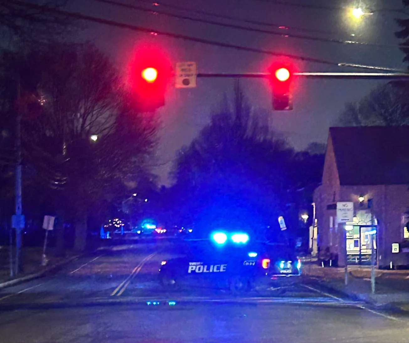 Driver hospitalized after single-vehicle crash closes Humphrey Street