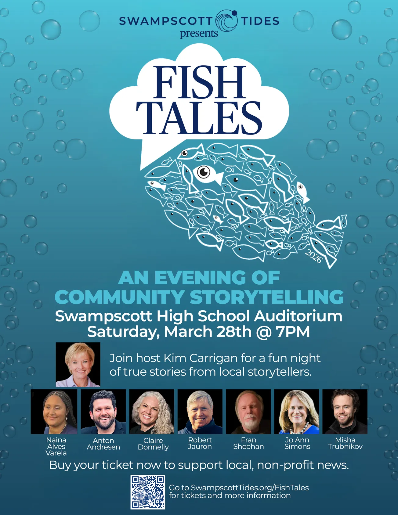 Swampscott Fish Tales event to support local news initiative